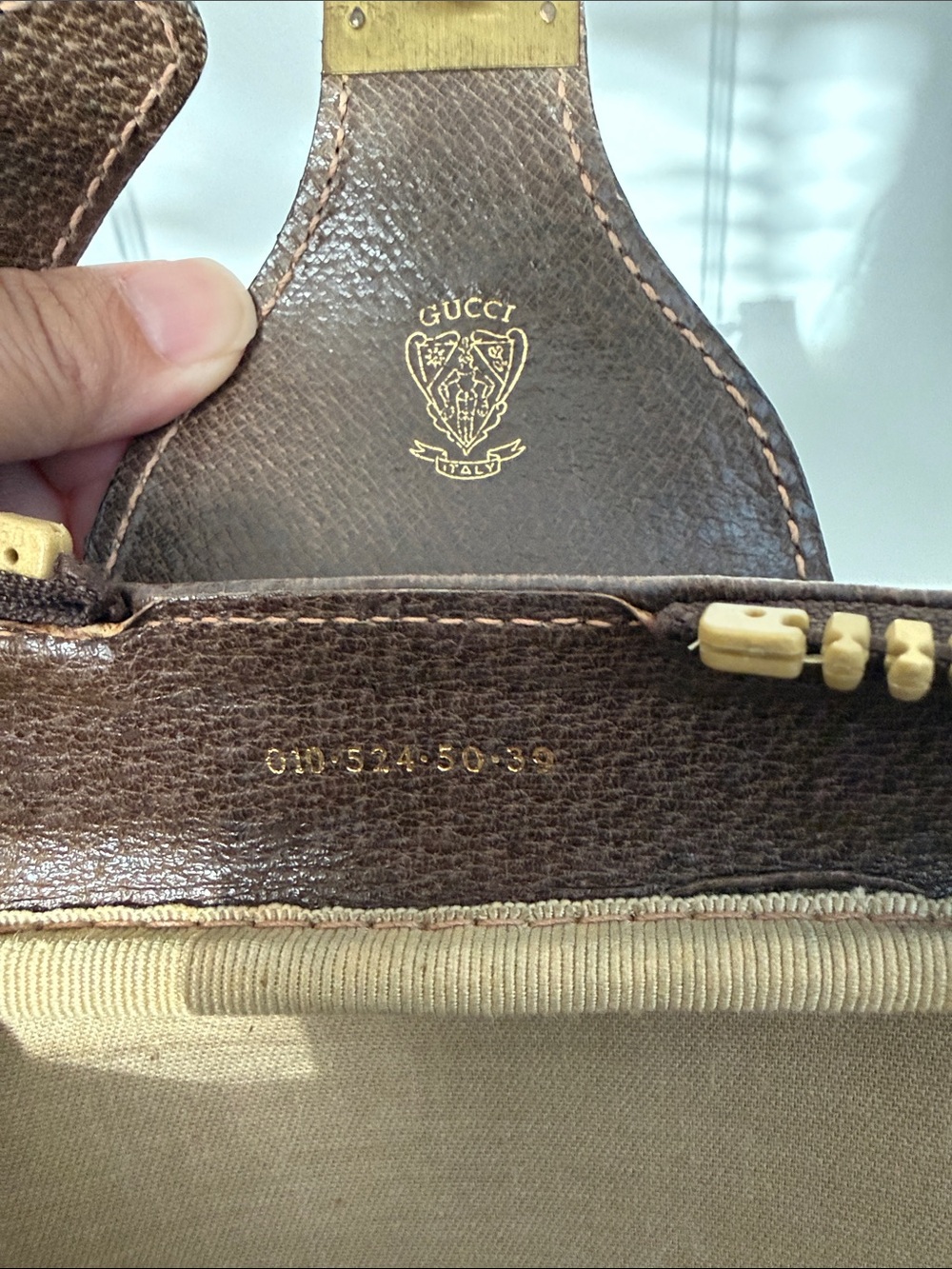 Authentic Gucci Monogram Suitcase Trunk Luggage Brown Gg Supreme Canvas - Picture 9 of 9